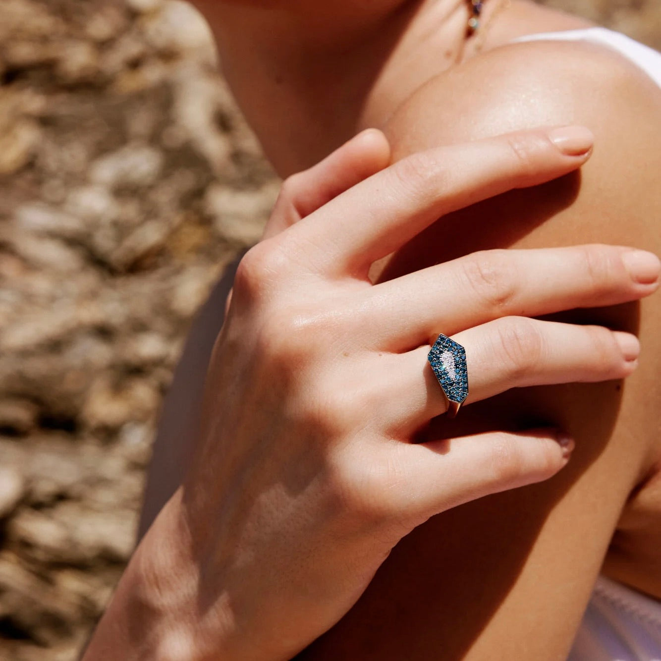 Blue Nova Ring