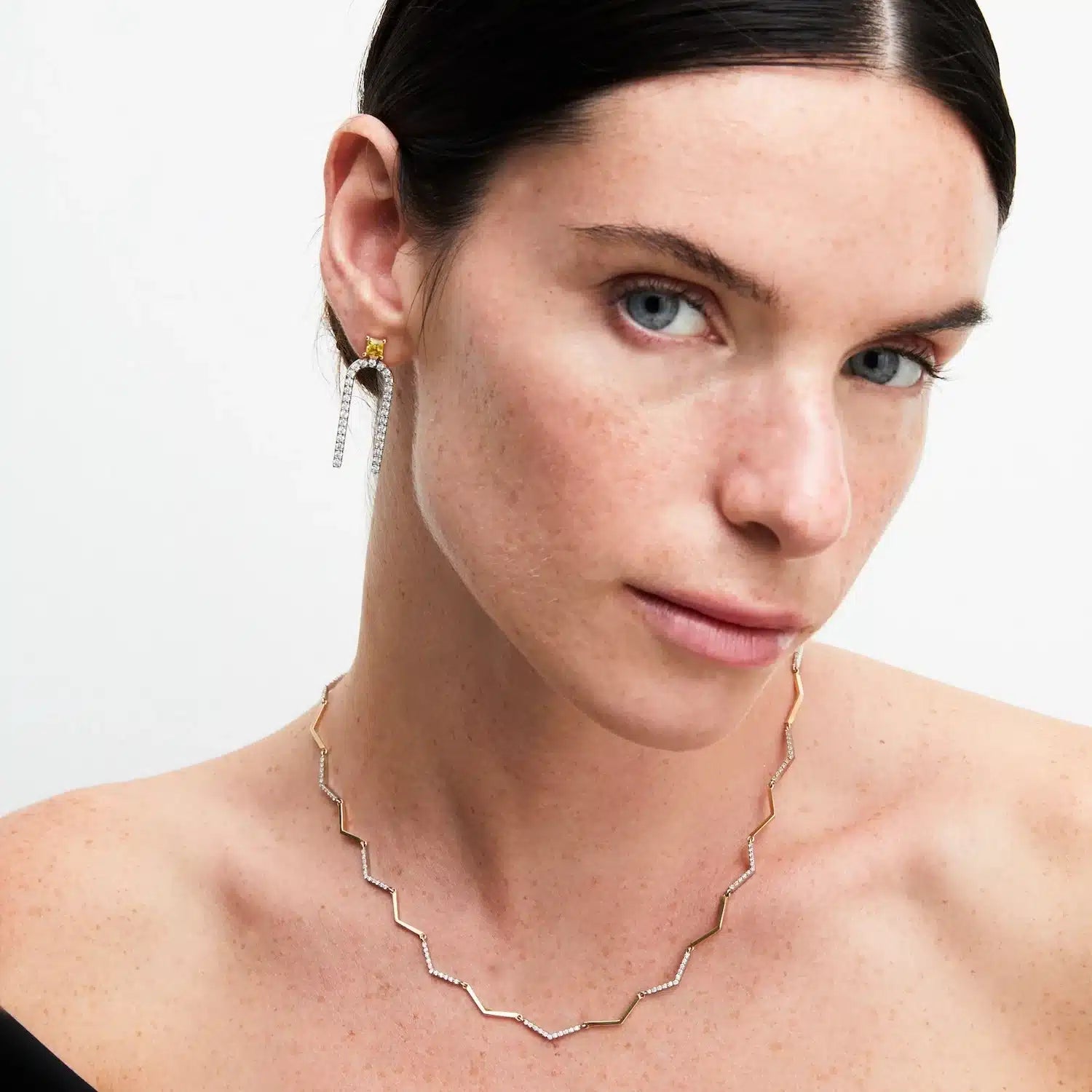 Diamond Wishbone Necklace