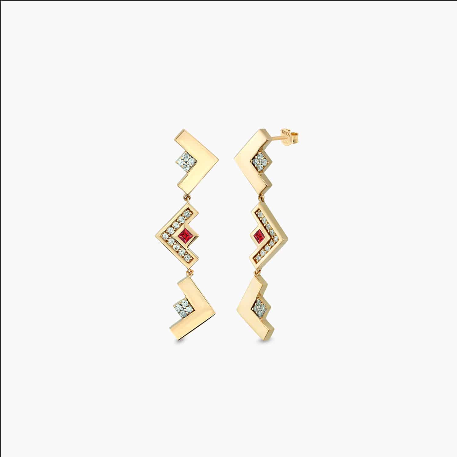 Aurora Diamond Earrings
