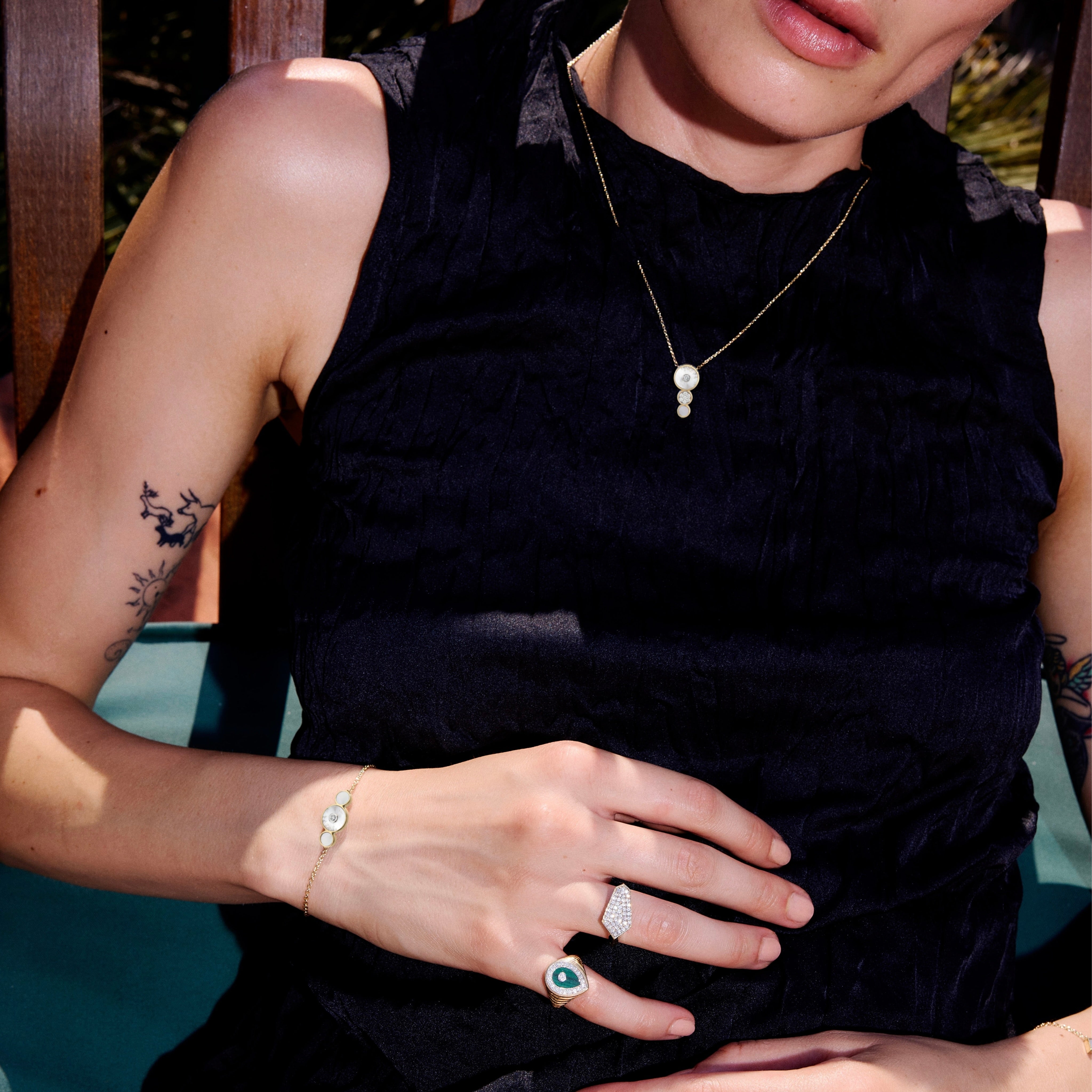 Deep Space Pearl Necklace