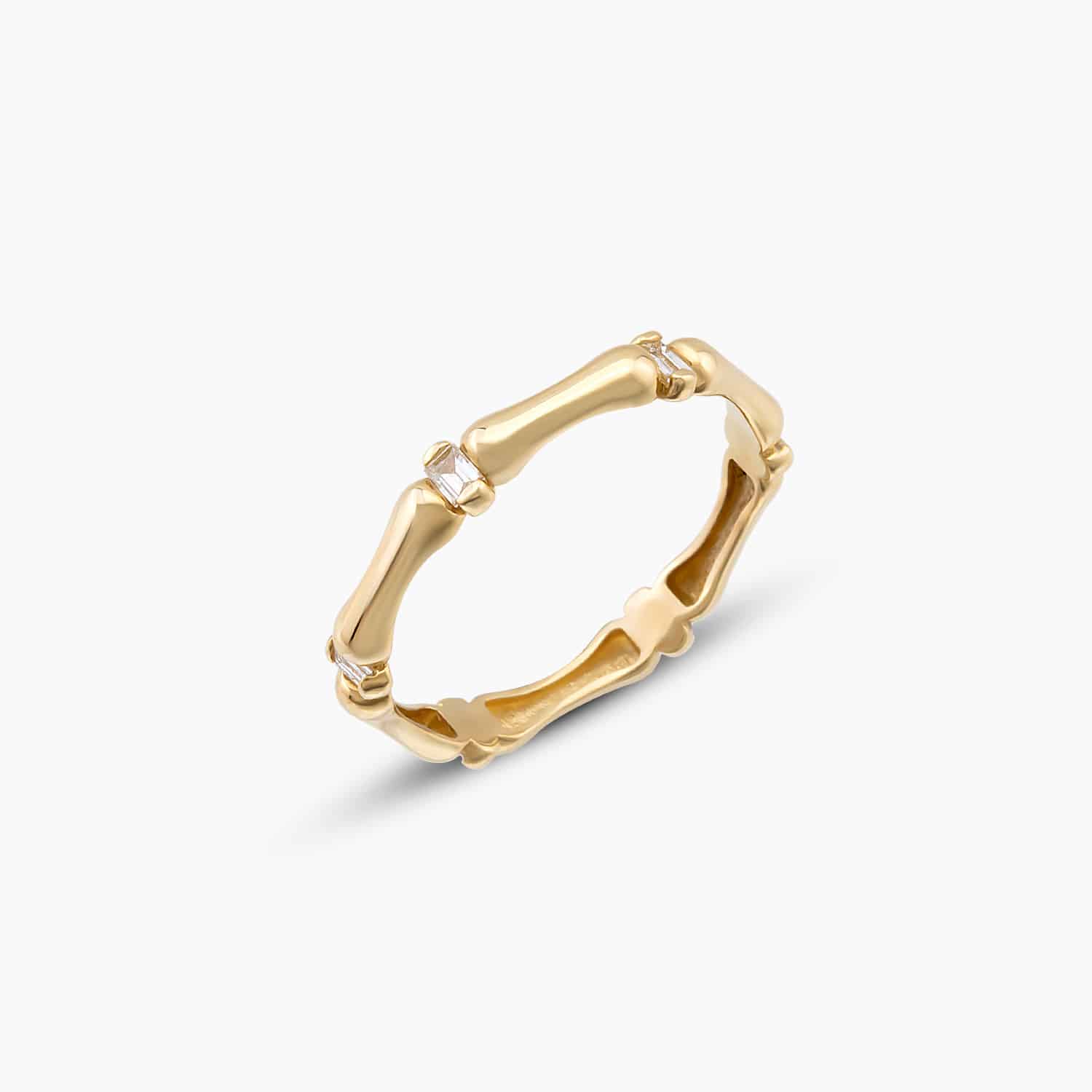 Baguette Bamboo Ring