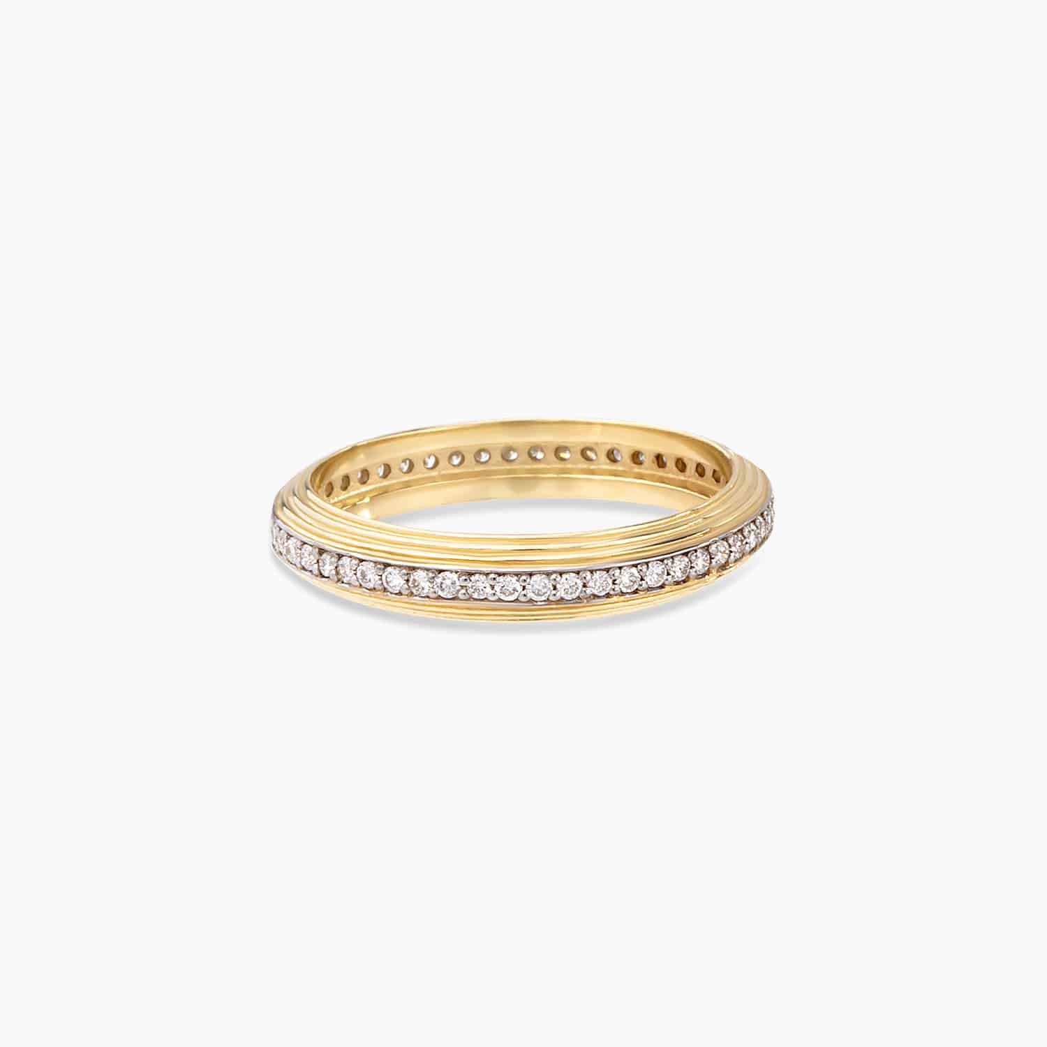 Diamond Textured Eternity Ring