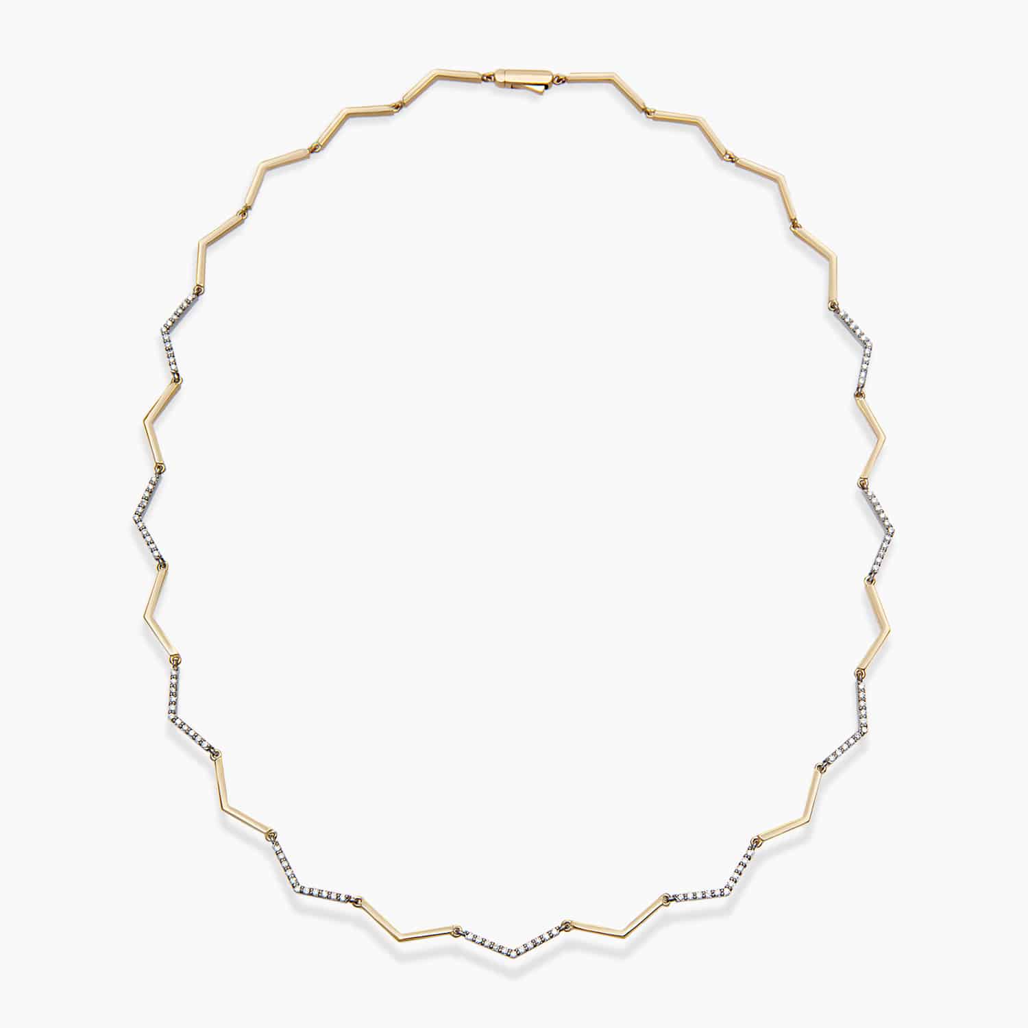 Diamond Wishbone Necklace