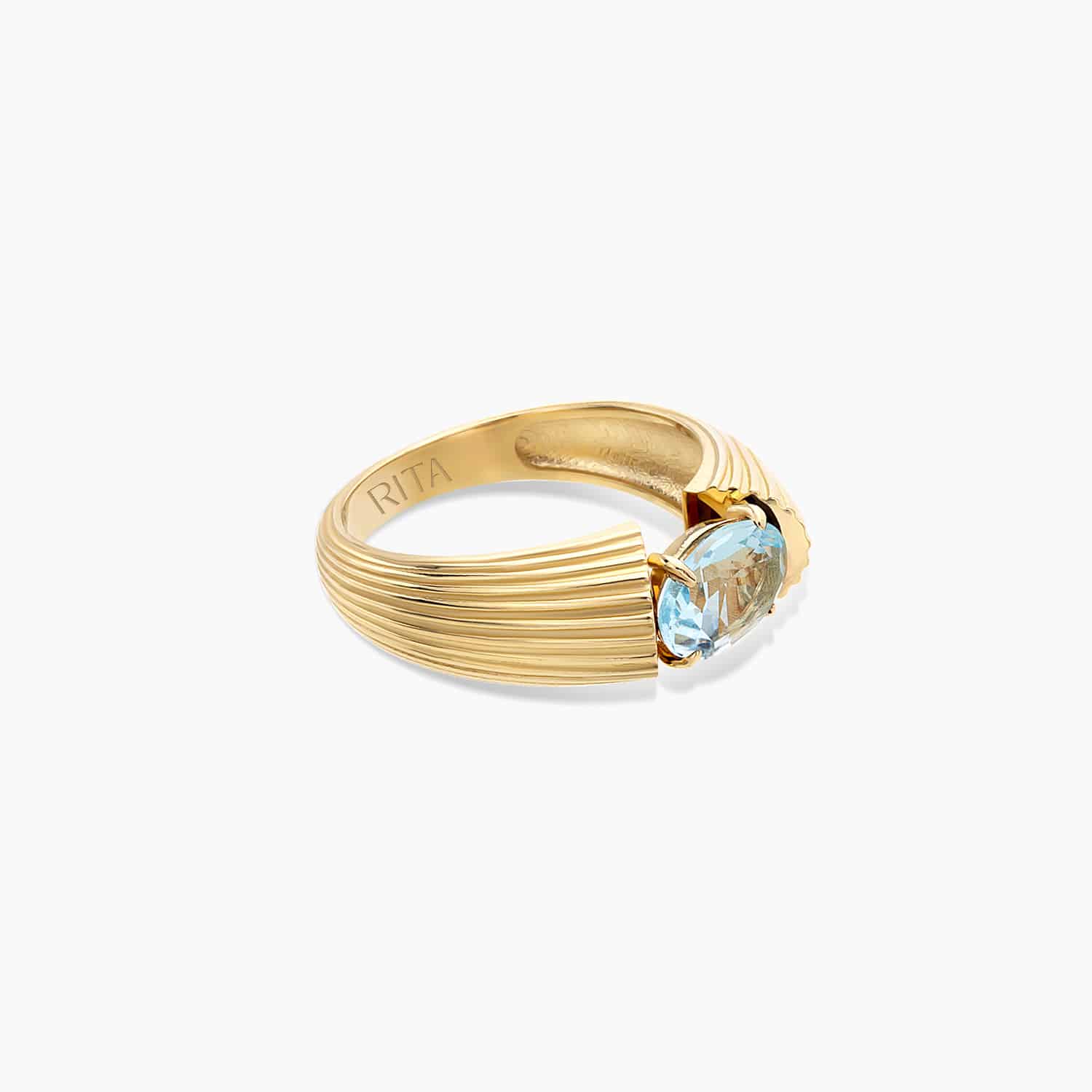 Blue Topaz Heirloom Ring