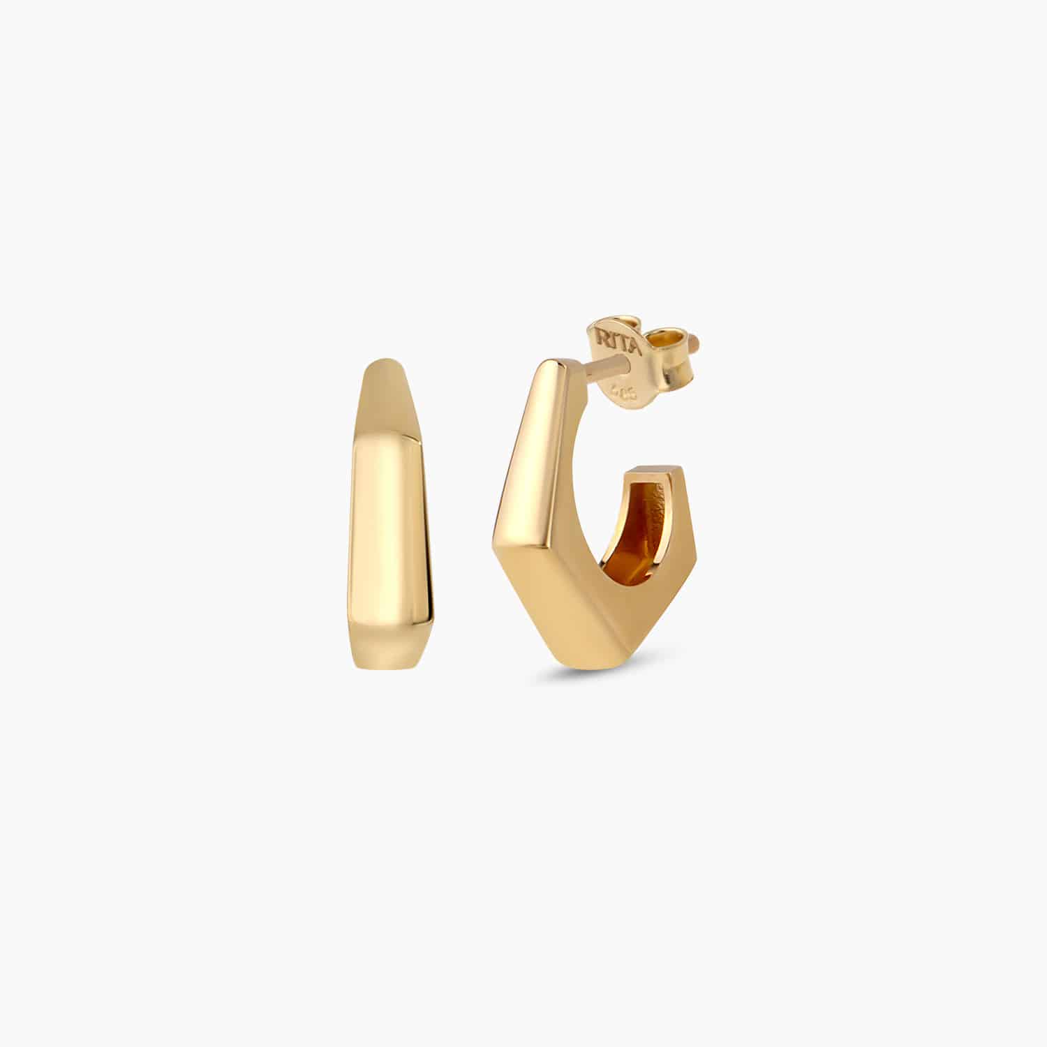 Pentagon Bold Earrings