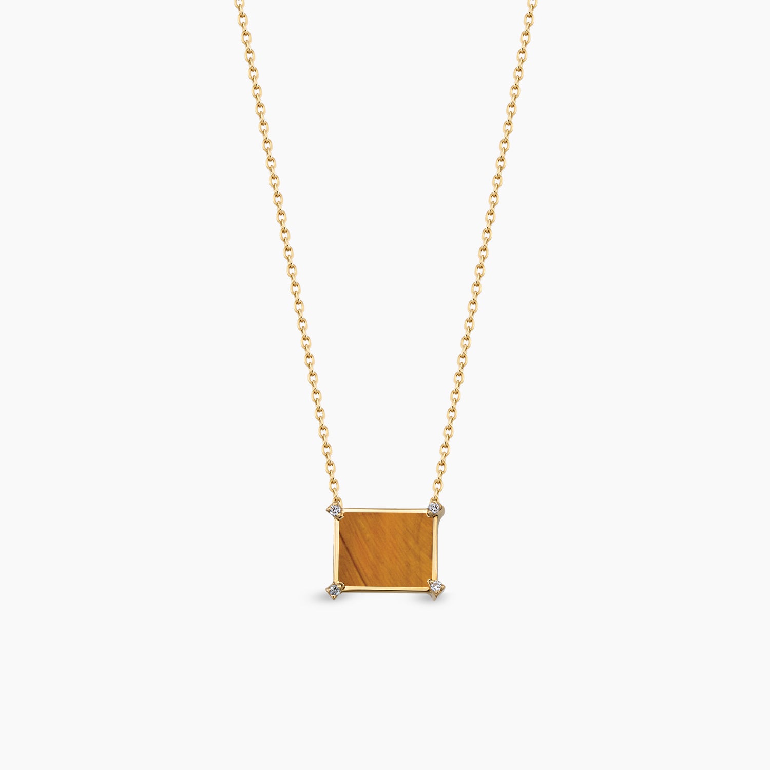 Tiger Eye Solo Necklace