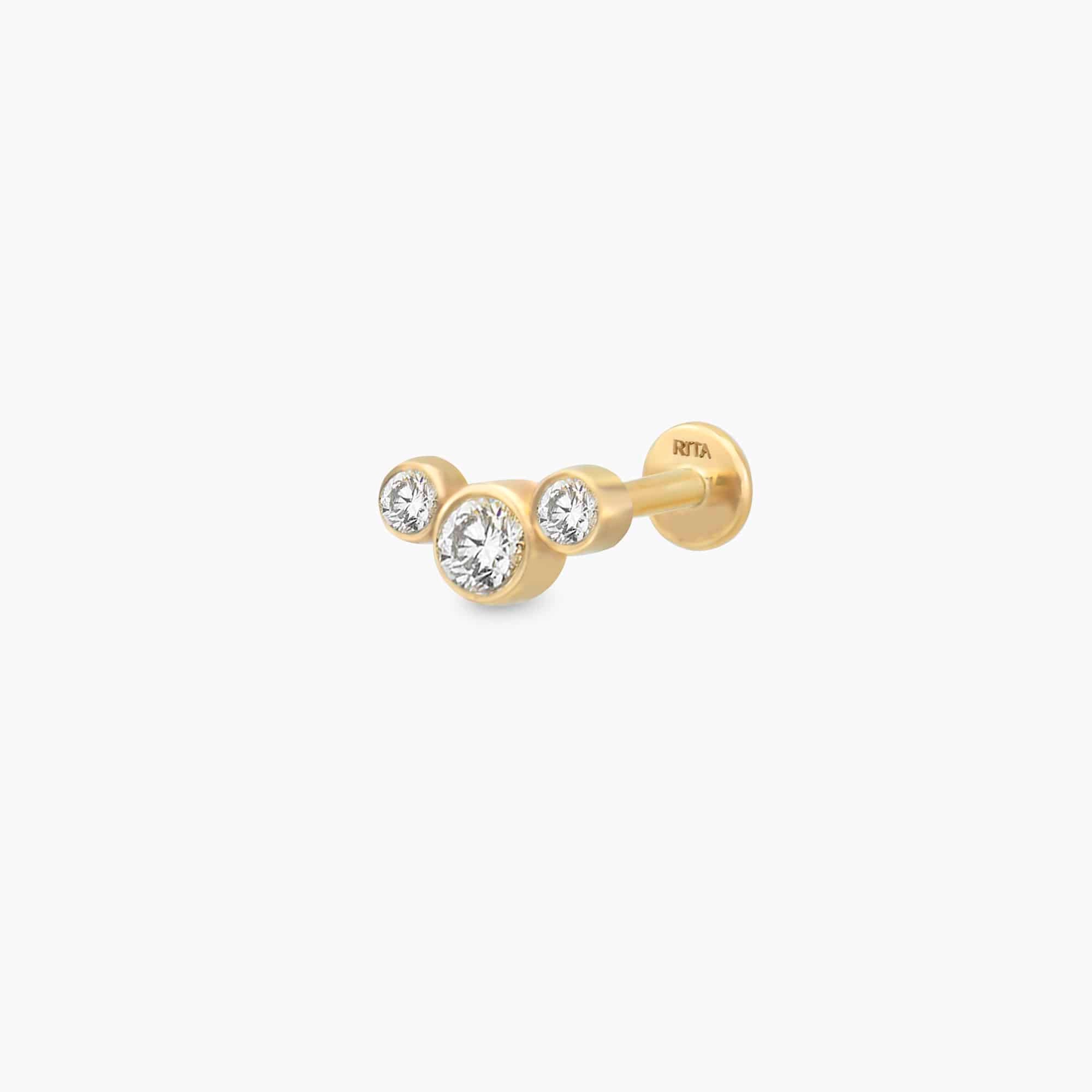 Trio Diamond Piercing