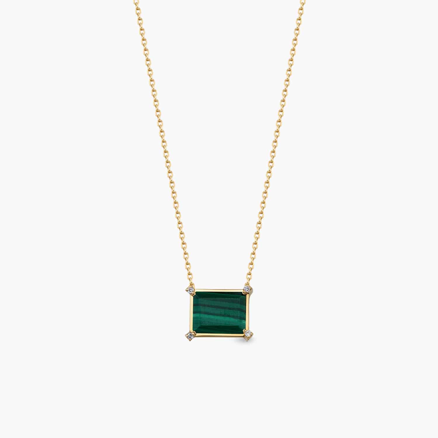 Malachite Solo Necklace