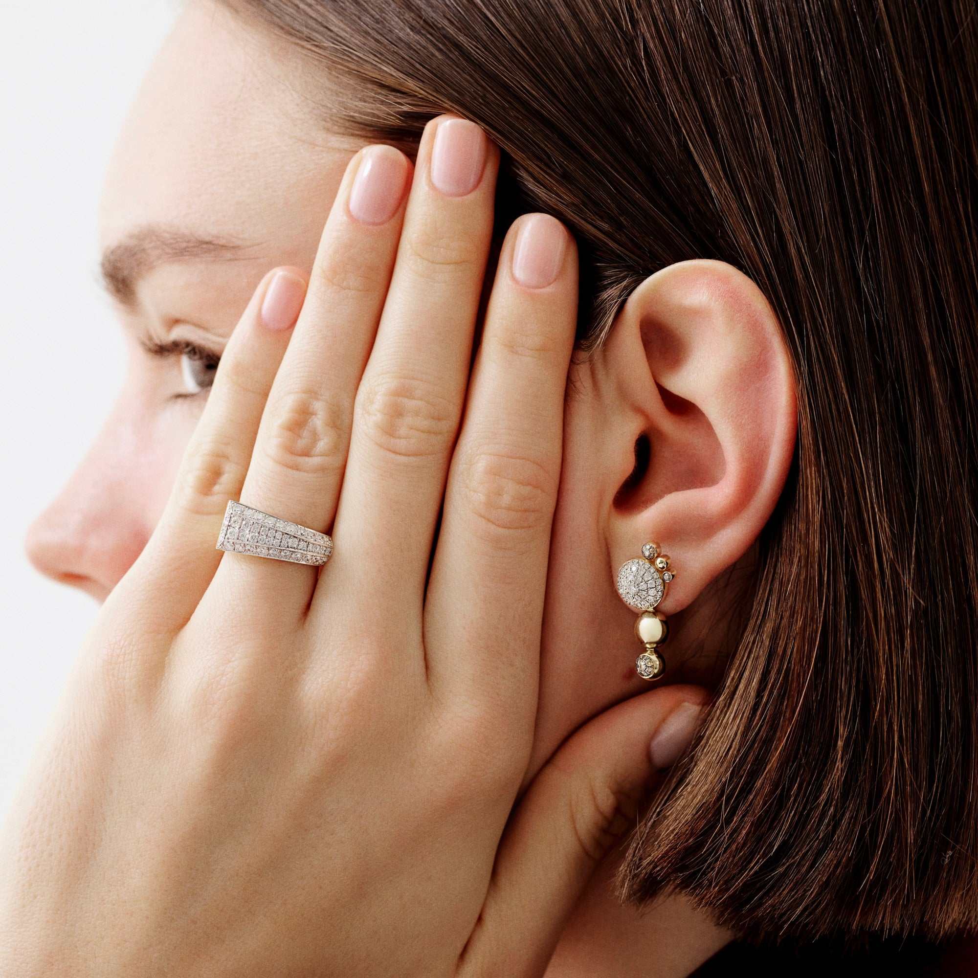 Bubble Glow Drop Earrings