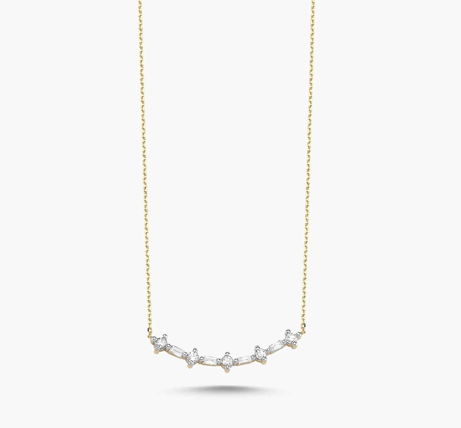 Baguette Necklace