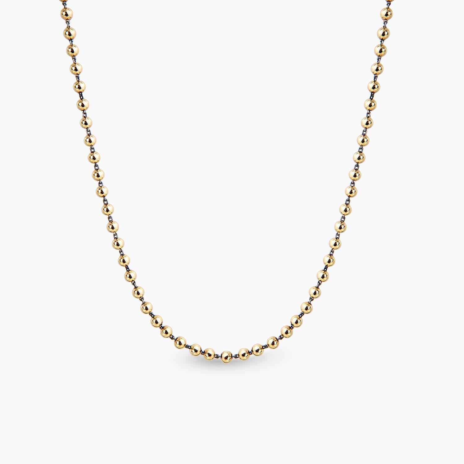 Gold Beaded Necklace