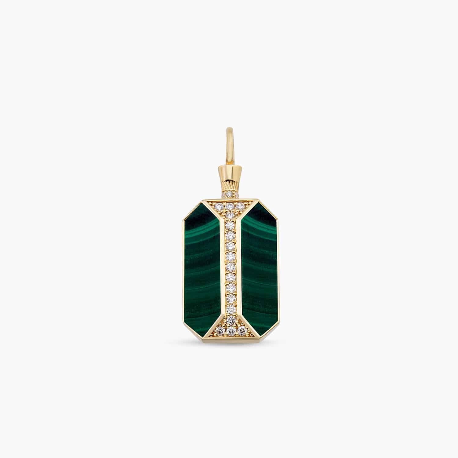 Malachite Pillar Pendant