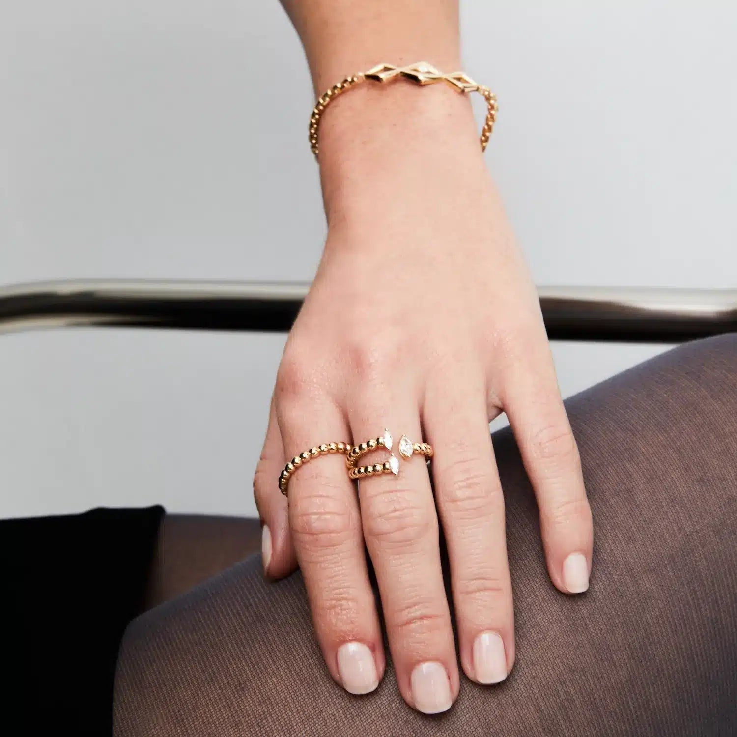 Trio Marquise Ring
