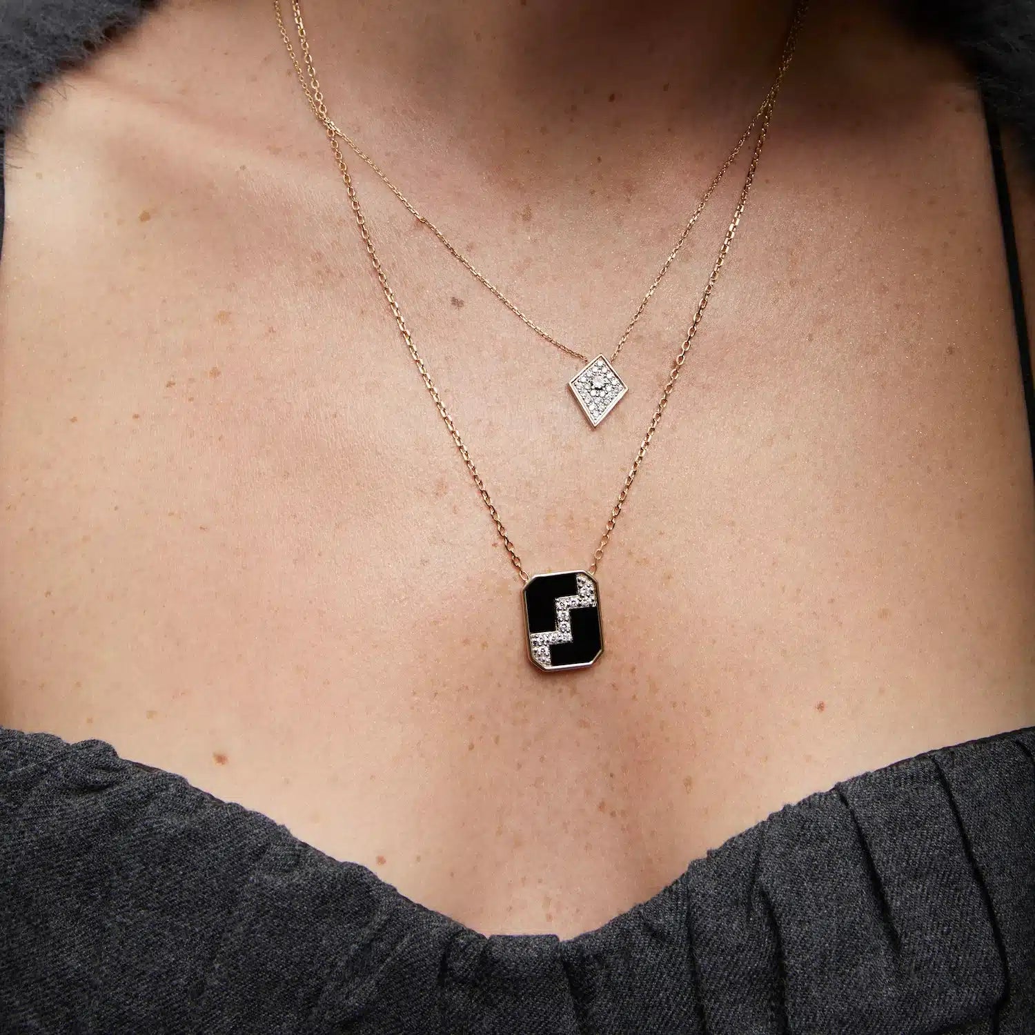 Flow Diamond Necklace