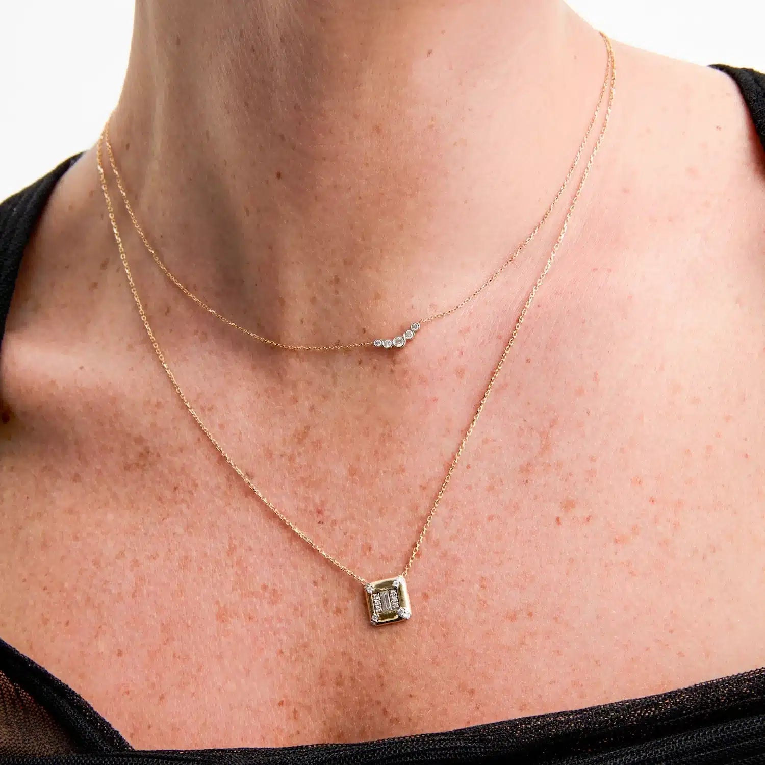 Heirloom Baguette Necklace