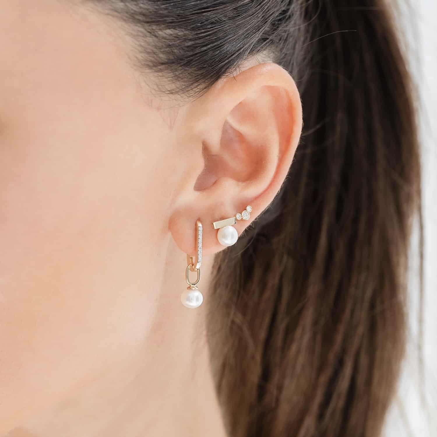 Trio Diamond Studs