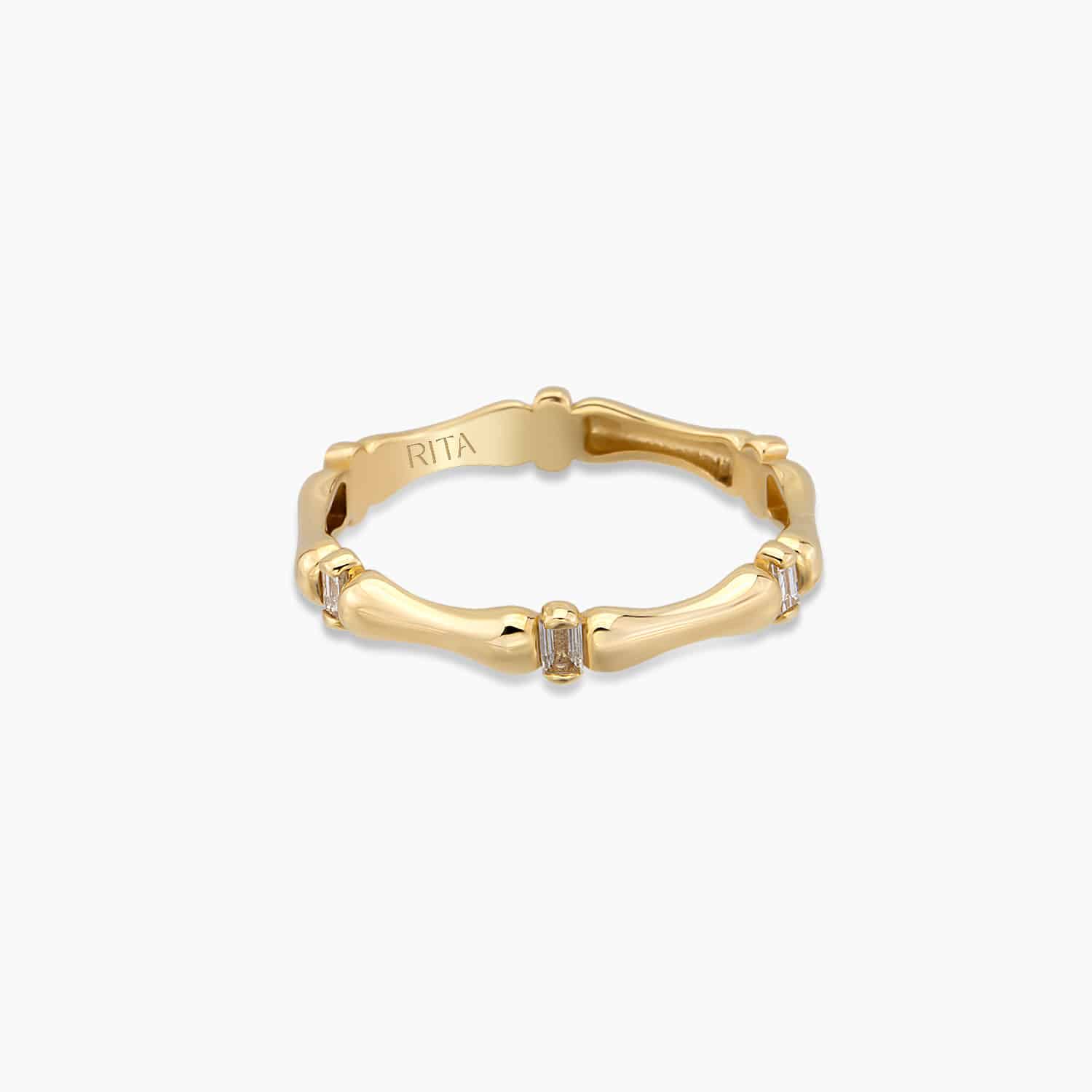 Baguette Bamboo Ring