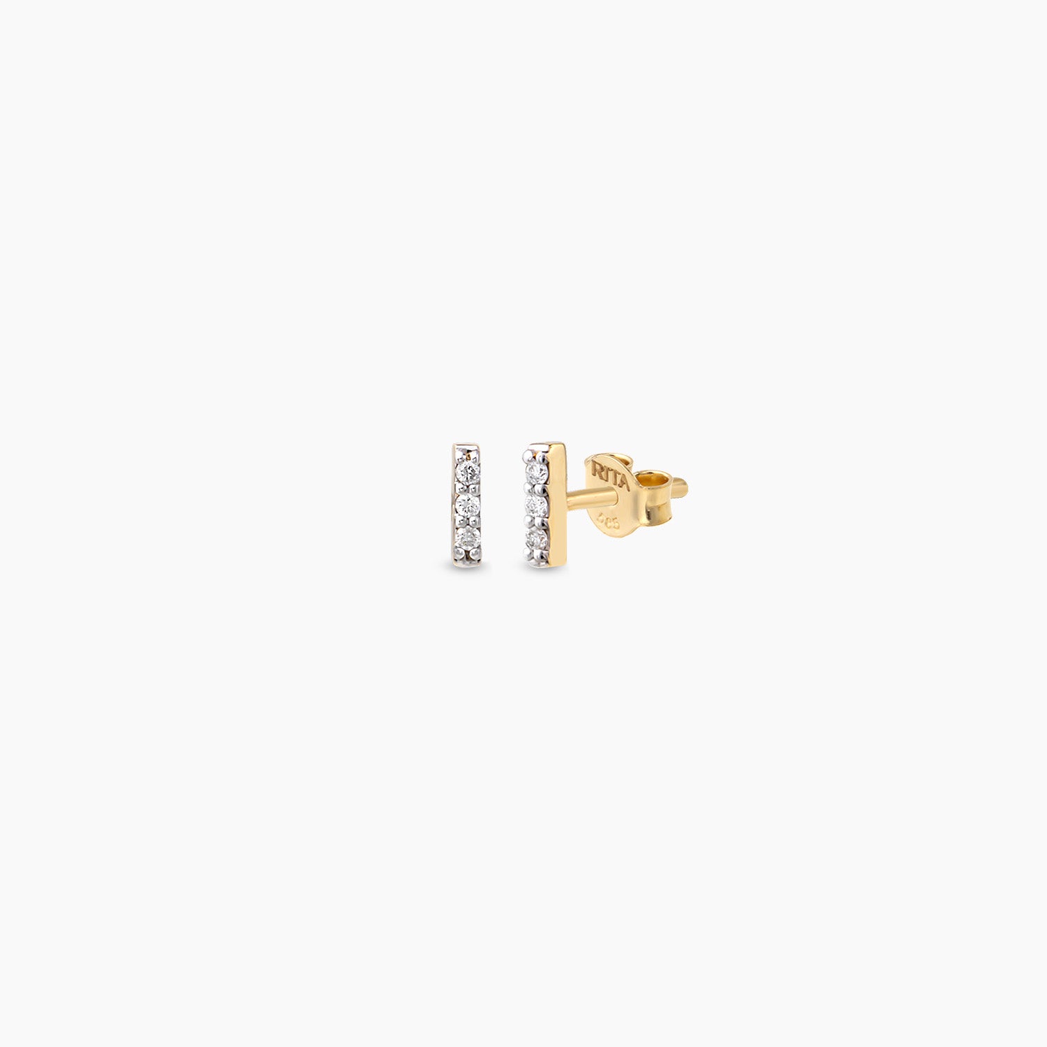Diamond Bar Studs