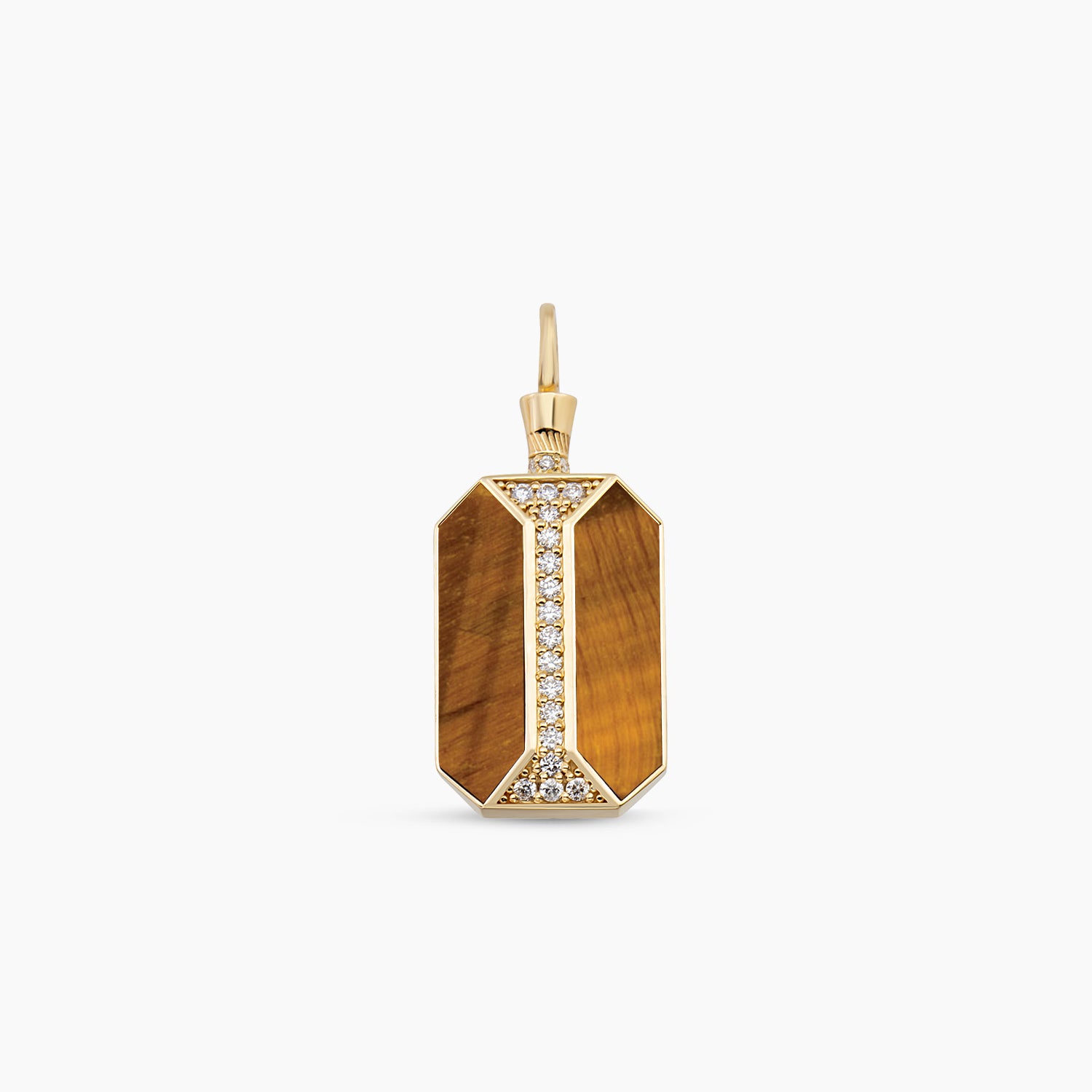 Tiger Eye Pillar Pendant
