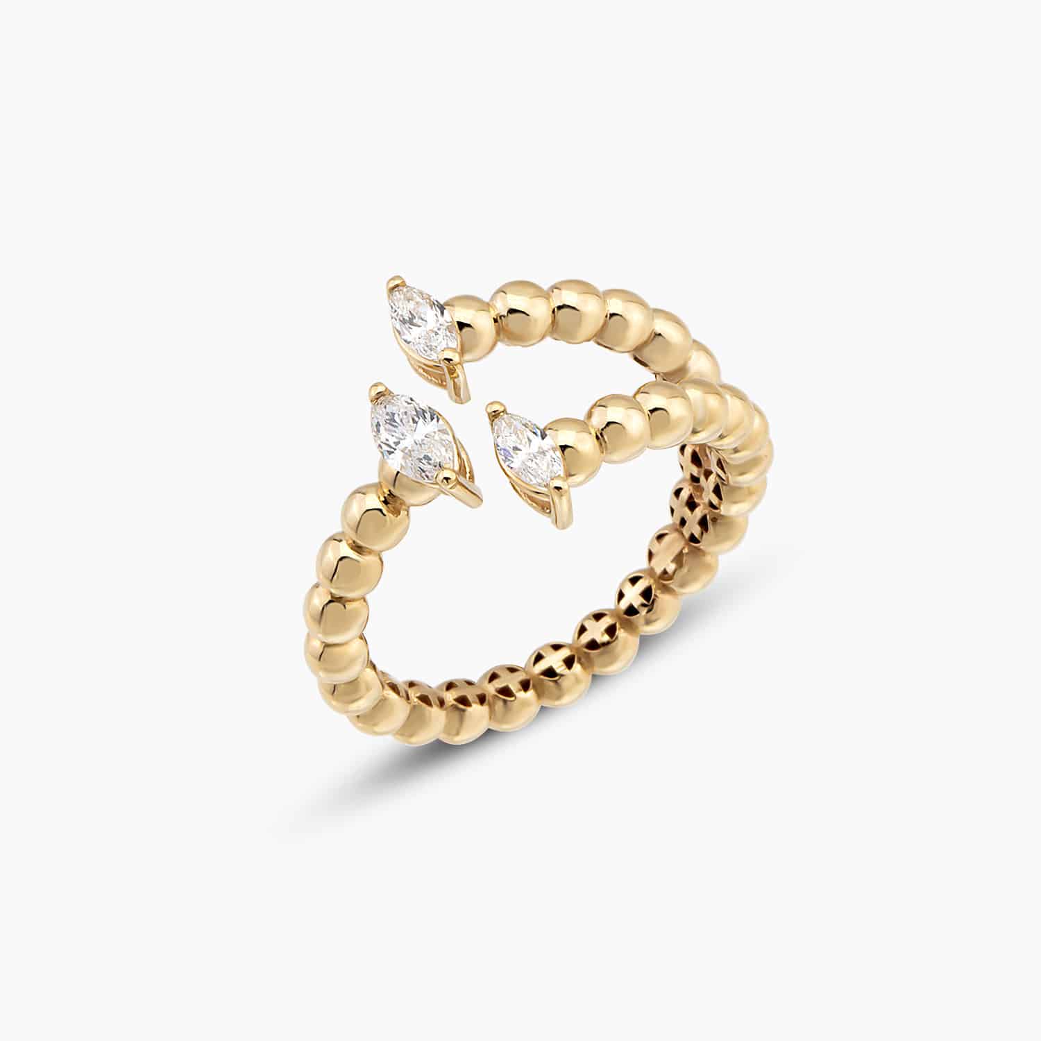 Trio Marquise Ring