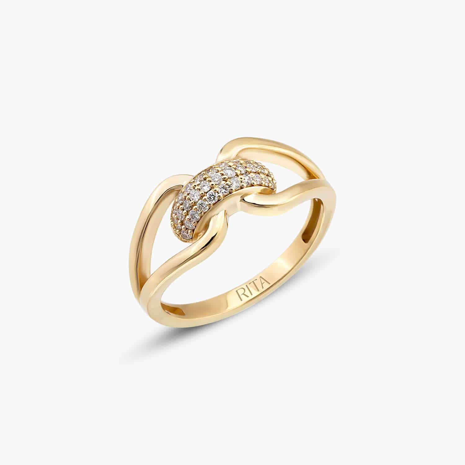 Diamond Interloop Ring