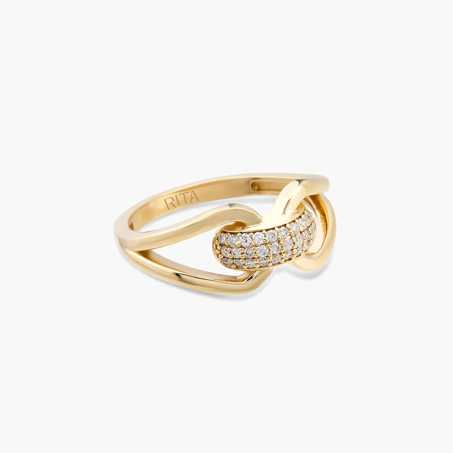 Diamond Interloop Ring