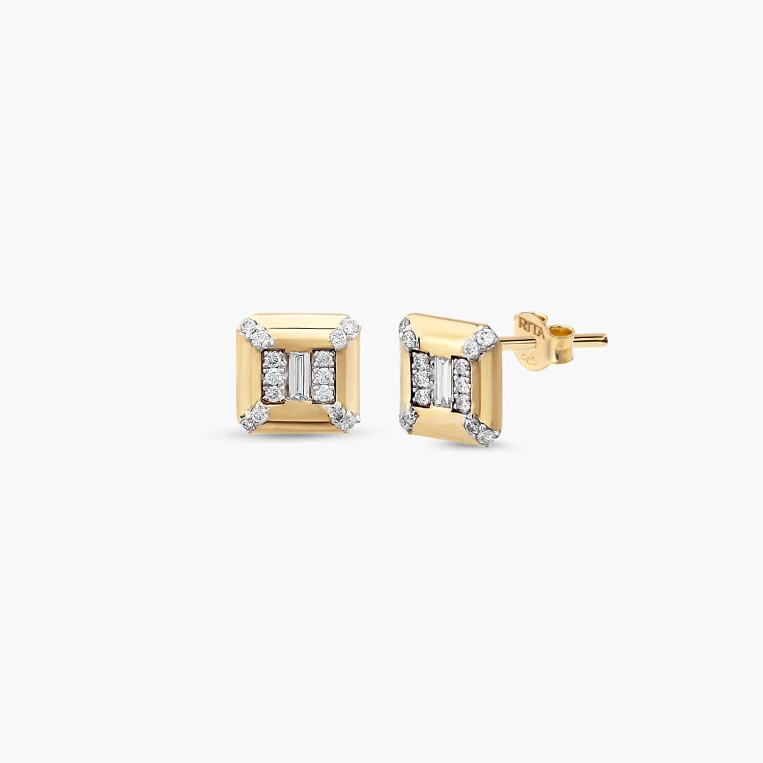 Heirloom Baguette Earring
