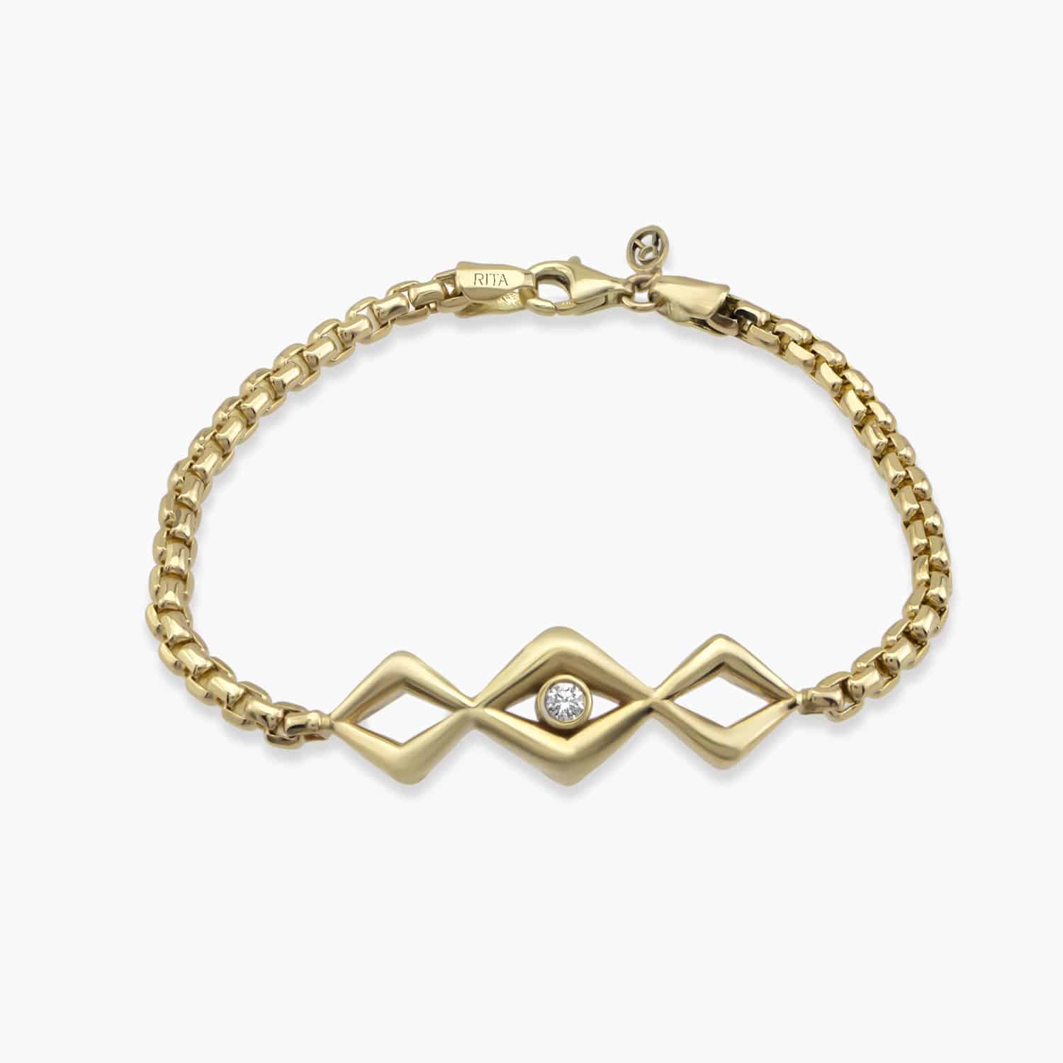 Solo Quad Diamond Bracelet