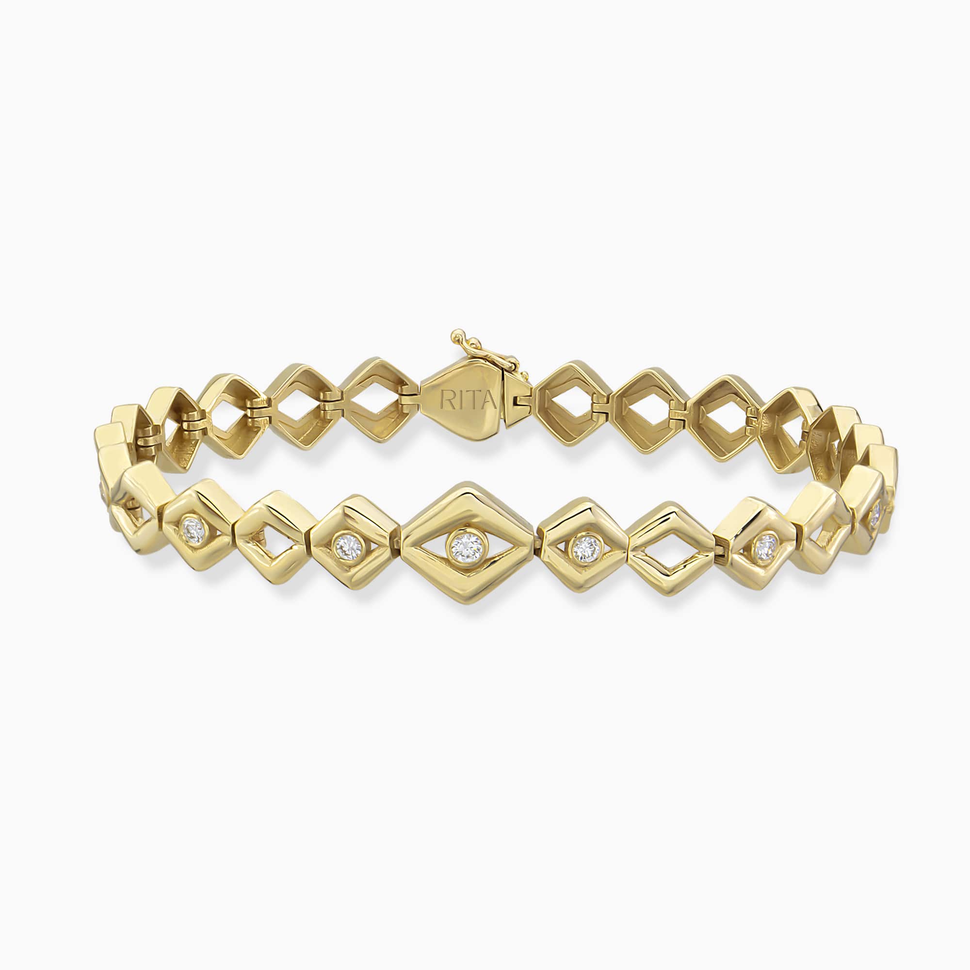 Infinity Quad Diamond Bracelet