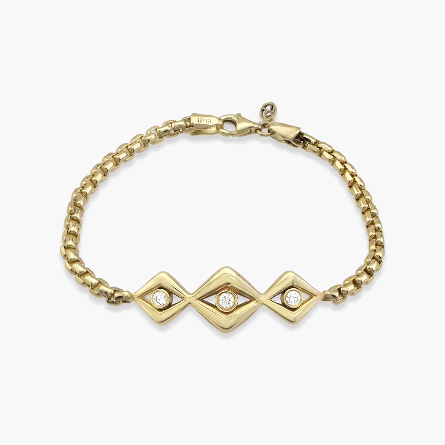 Trio Quad Diamond Bracelet