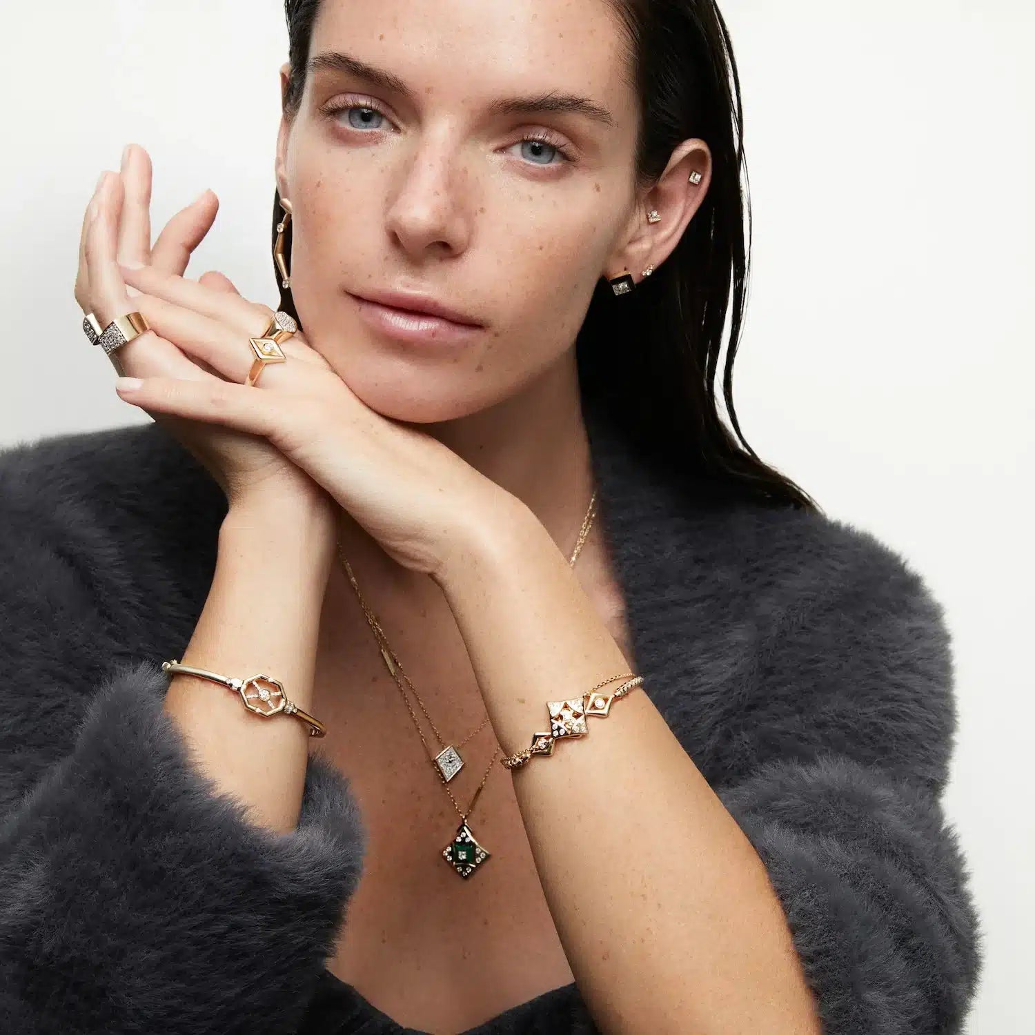 Pave Navette Ring