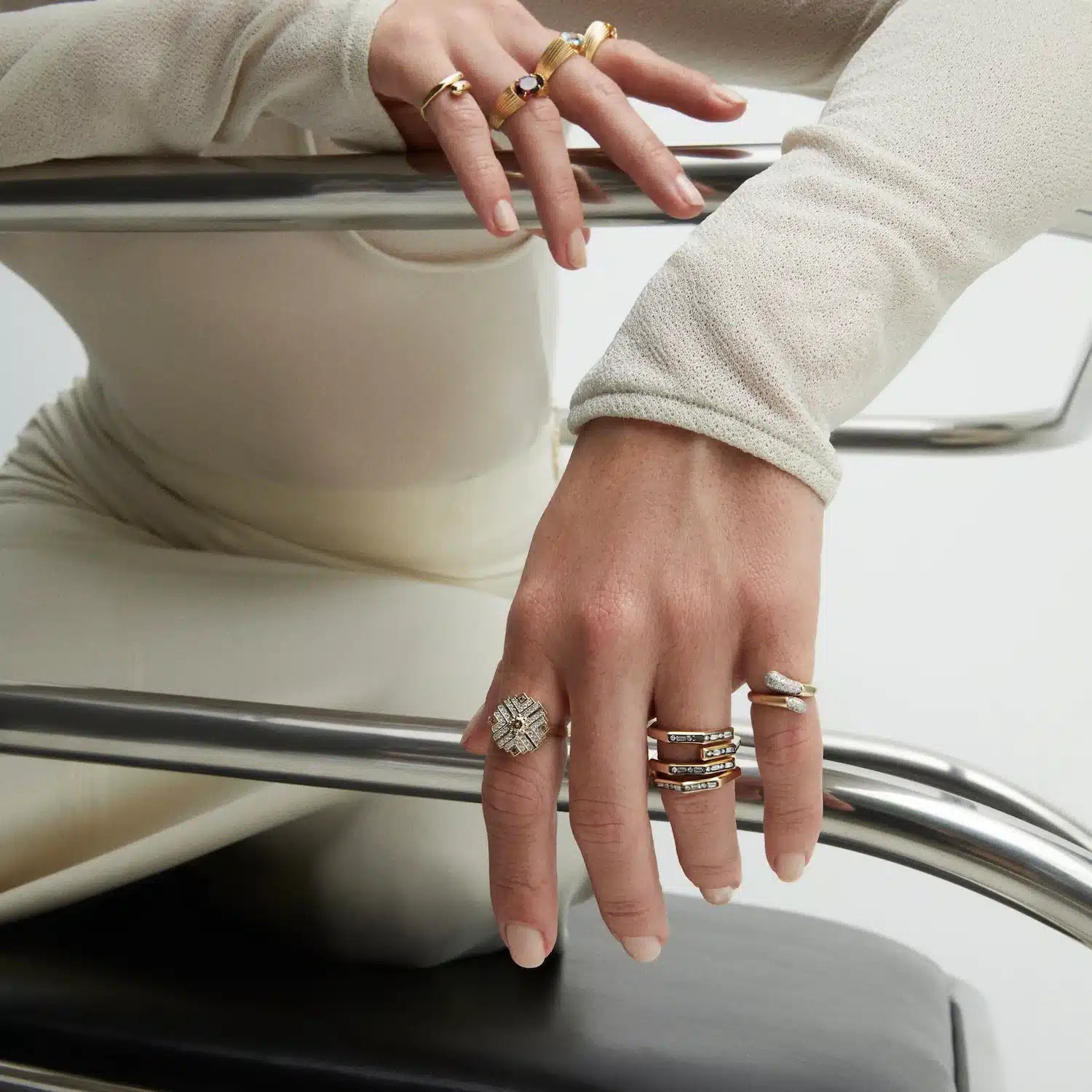 Baguette Diagonal Ring