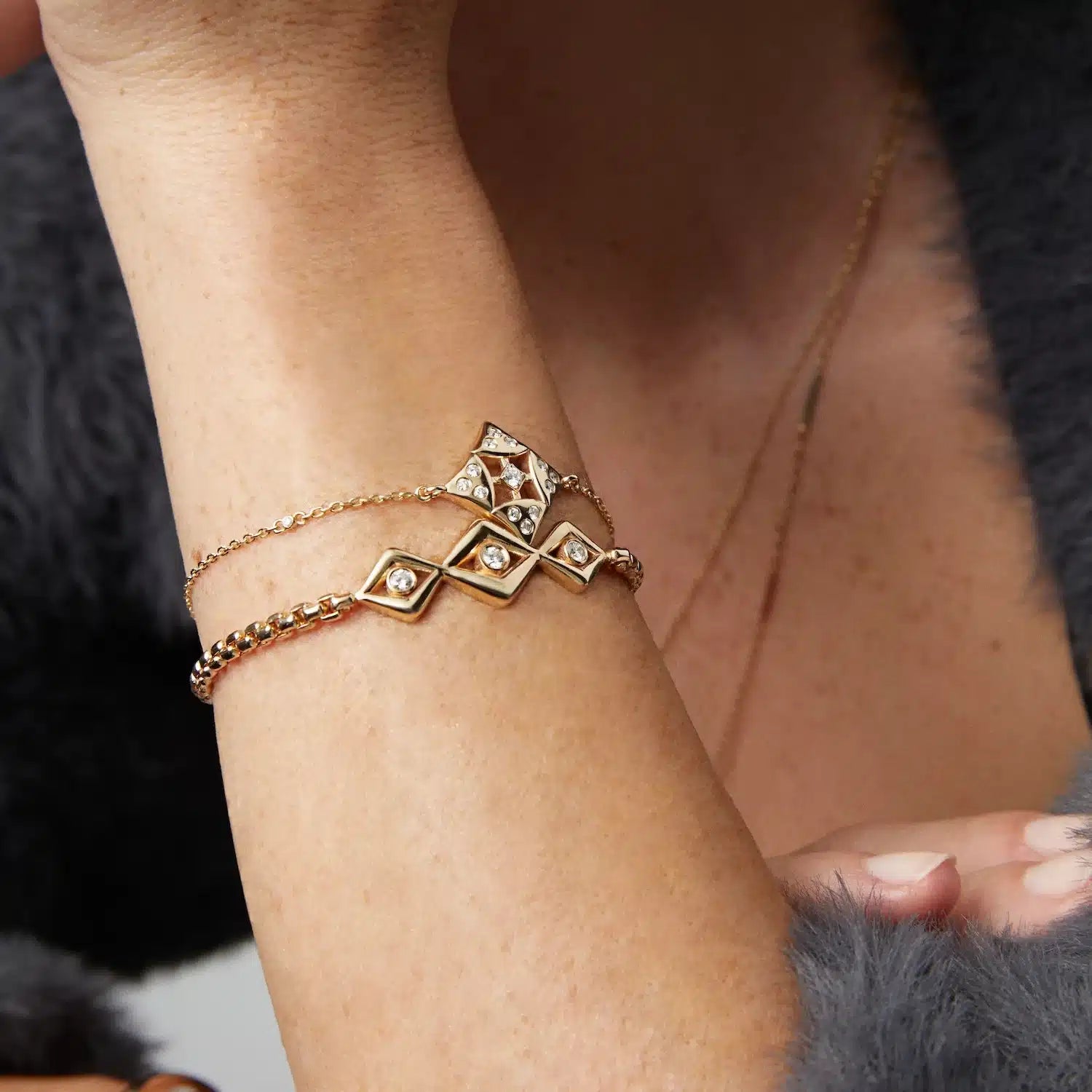 Trio Quad Diamond Bracelet