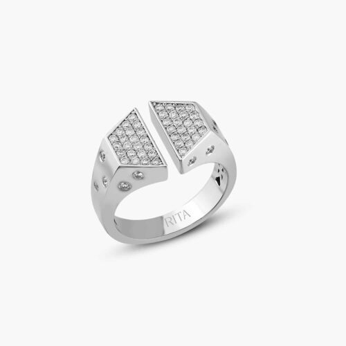 Diamond Split Ring
