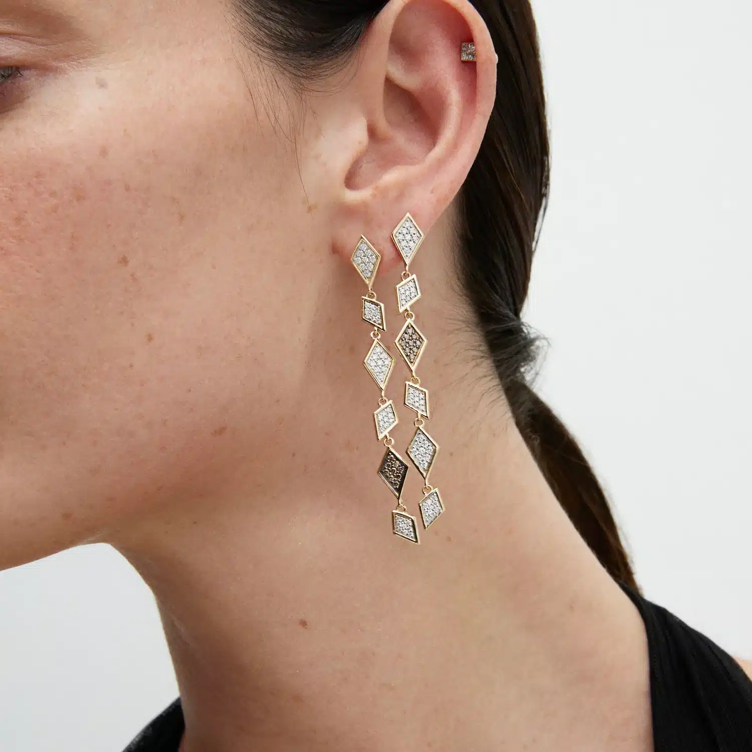 RitaFine_flow diamond earrings