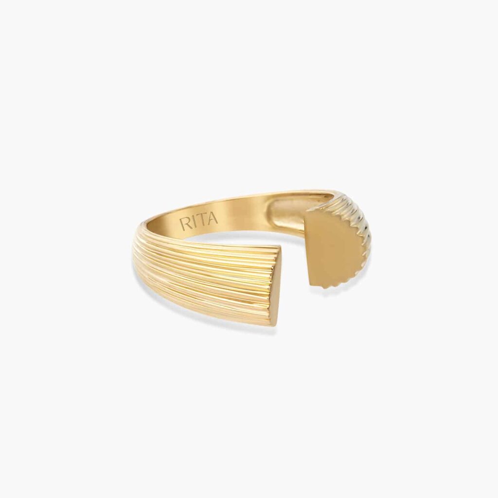 Textured Twisted Ring