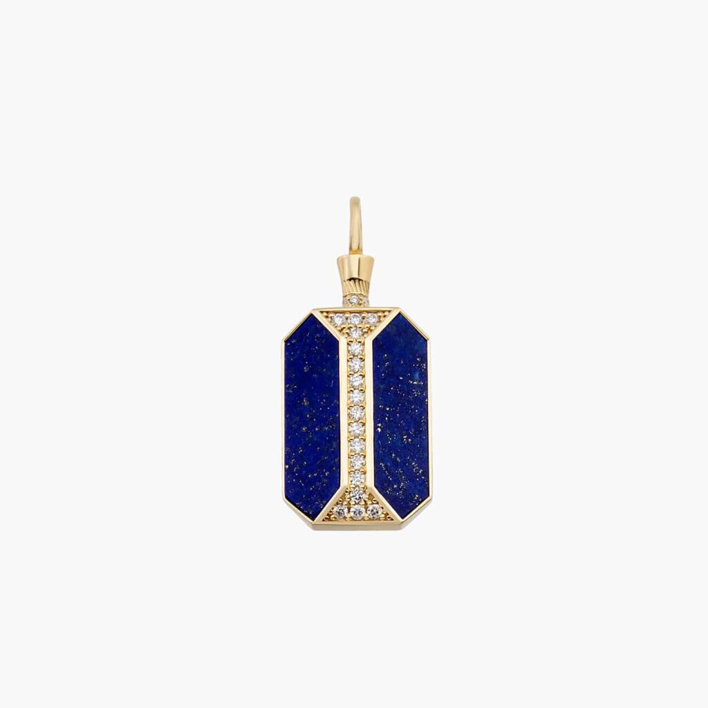 Lapis Lazuli Pillar Pendant
